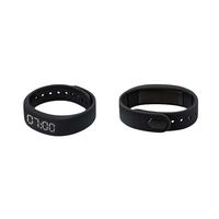 Bracelet Connecté OLED Intelligent à Prix d'Usine avec Alarme Vibrante, Podomètre de Course et Bracelet Carré en Silicone
