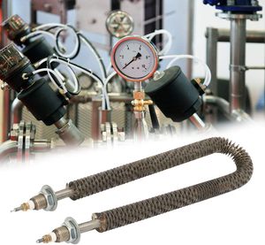 Resistencias de Banco de Carga en Forma de U/<span class=keywords><strong>W</strong></span>/I de Acero Inoxidable Personalizadas de Alta Precisión, Elemento Calentador de Aire con Tubo Aletado Forzado - Product Image 6