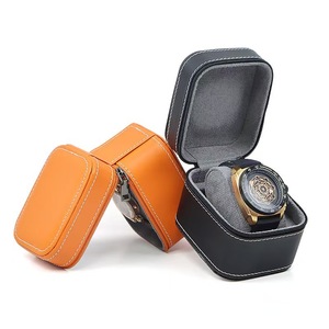 Boîte de rangement pour montres en PU, boîte de présentation, étui de voyage portable pour montres, protection contre les chutes pendant le <span class=keywords><strong>transport</strong></span>. - Product Image 3