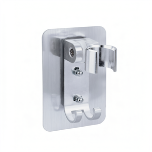 Soporte de Ducha Ajustable de Aleación de Aluminio, Rotación Rápida, Sin Perforación - Product Image 1