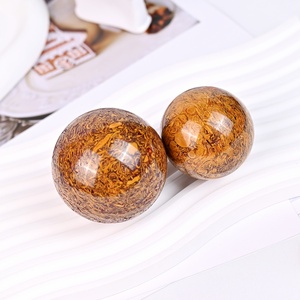 Offre Spéciale naturel énergisé Chakra Reiki pierre Mariam jaspe calligraphie sphère cristal de guérison pour ornement - Product Image 1