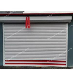 Grilles de volet roulant en aluminium perforé moderne horizontal Porte de garage à volet roulant galvanisé - Product Image 1