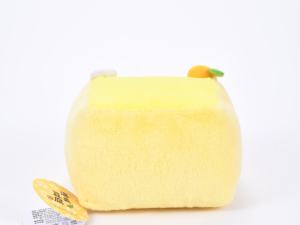 Peluche super douce en forme de tofu odorant de 8 pouces, brodée, jouet à suspendre, en coton PP, pour soulager le stress, sac TV - Product Image 3