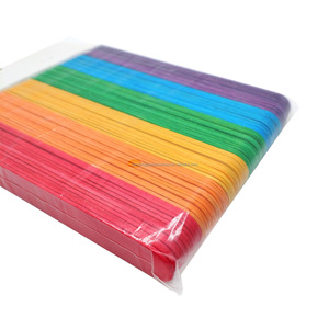 Durable 150x18x1.6mm Craft Wood Strips for Children DIY Handmade Projects, Non-toxic and Safe Material 75PK