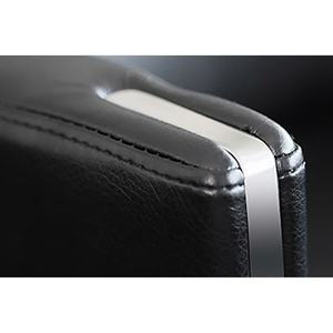 Divano da ufficio Sydney nero in 3 pezzi, mobili da ufficio - Product Image 4