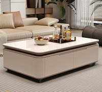 Table à thé, style luxe léger, petit salon, double usage intégré