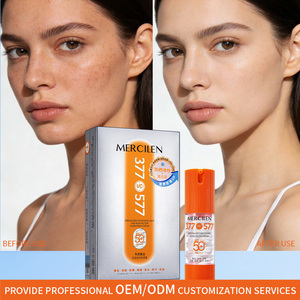 MERCILEN <span class=keywords><strong>Crema</strong></span> <span class=keywords><strong>Solare</strong></span> Bicolore Sbiancante per il <span class=keywords><strong>Viso</strong></span>, Alta <span class=keywords><strong>Protezione</strong></span> <span class=keywords><strong>Solare</strong></span>, <span class=keywords><strong>Crema</strong></span> Anti-UV Idratante e Sbiancante SPF50+++ - Product Image 4