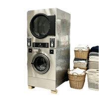 New Commercial Industrial Washer 20KG Electric/Gas with Critical Cleaning Residue-Free Features Certified for Laundry