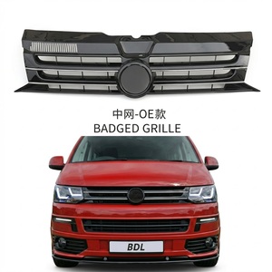 กระจังหน้ารถยนต์สำหรับ VW <span class=keywords><strong>Multivan</strong></span> <span class=keywords><strong>T5</strong></span> <span class=keywords><strong>T5</strong></span>.1 ปี <span class=keywords><strong>2010</strong></span> 2011 2012 2013 2014 2015 รุ่นปรับโฉม ช่องดักอากาศกลาง - Product Image 2