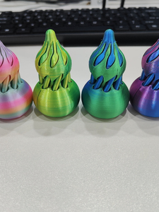 ของเล่นบีบคลายเครียดรูปทรงน้ำเต้าหมุนได้ ทำจากเรซิ่นพิมพ์ 3 มิติ สินค้าฮิตในโลกออนไลน์ รูปทรงกรวยเกลียว 2-in-1 สำหรับเด็กอายุ 4 ปีขึ้นไป - Product Image 3