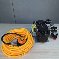 Pompe de plongée sous-marine électrique 12V personnalisable, compresseur d'air à diaphragme OEM 160W 2,5 bars pour plongée narguilé