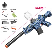 Pistolet à éclaboussures électrique KK M416, balles souples de 7-8 mm, jouet sûr pour les garçons, respectueux de l'environnement, 14 ans et plus