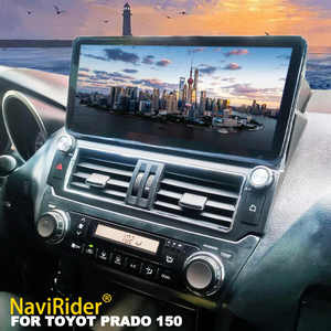 วิทยุติดรถยนต์หน้าจอแอนดรอยด์ 14 ขนาด 12.3 นิ้ว รองรับ Carplay สำหรับรถยนต์โตโยต้า ปราโด 150 ปี 2010-2017 เครื่องเล่นมัลติมีเดีย วิดีโอ GPS ระบบนำทาง - Product Image 1