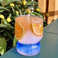 Beliebte Transparente Duftende Handgemachte Sommer-Ästhetik Einzigartige Gel-Wachs-Duftkerzen mit Feiertagsstimmung und Sommerparty-Feeling
