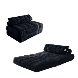 Convertible <b>Folding</b> Sofa <b>Bed</b> Single Size Multifunctional Modular Foam Filling Living Room Lounge Chair For Adults And Children - Product Image 2