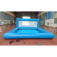 Terrain de volley-ball aquatique gonflable pour piscine, jeu sportif commercial pour plage ou fête, installation facile – Fournisseur direct usine
