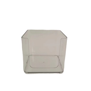 Plastic Storage Bins & Boxes Colapsible Storage Container Dispenser Half Open Food Storage Box