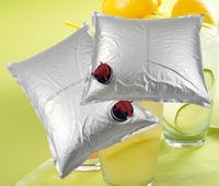 Sacs d'emballage jetables personnalisés en gros pour distributeurs Bag-in-Box de café froid, vin et jus de fruits