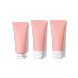 Custom logo Soft Cosmetic Squeeze Tube 60ml 60g Sunscreen Skin Care Matte Pink Empty Soft Lotion Hand Cream Tube <b>with</b> <b>Flip</b> <b>Top</b> - Product Image 5