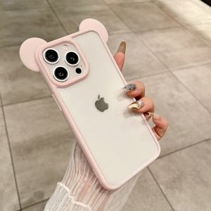 <span class=keywords><strong>Coque</strong></span> de téléphone antichoc élégante KKCASES INS <span class=keywords><strong>Mickey</strong></span> Ear pour 11-16 Pro Max & 12/<span class=keywords><strong>13</strong></span>/14/15 Plus, décoration en silicone imitation moule - Product Image 4