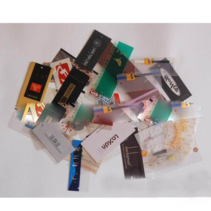 Wholesale Custom Garment New Design Paper White Card Plastic <strong>Jeans</strong> Hangtags <strong>Label</strong> Clothing Hang Tag - Product Image 1