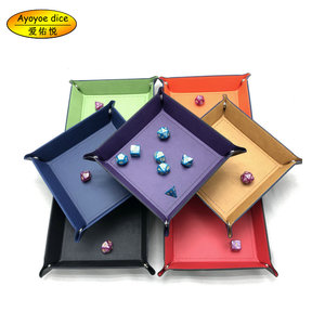 Fábrica de bandejas de dados Venta al por mayor Logotipo personalizable D & D RPG Dragones y mazmorras Bandeja de dados - Product Image 5