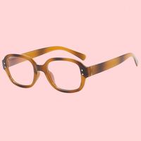 Lunettes anti-lumière bleue tendance pour femmes, monture optique en acrylique, lunettes de lecture pour l'extérieur et cadeau mode