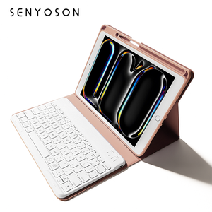 Sym เคสคีย์บอร์ดแบบไร้สายเชื่อมต่ออัจฉริยะได้อย่างสมบูรณ์แบบเคสคีย์บอร์ดแท็บเล็ตสำหรับ <span class=keywords><strong>iPad</strong></span> 10th รุ่น2022 10.9 - Product Image 1