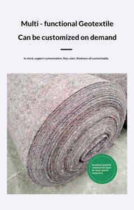 <span class=keywords><strong>Feutre</strong></span> de toiture en polyester non tissé imperméable, <span class=keywords><strong>géotextile</strong></span> à fibres longues à âme noire, couverture de protection pour meubles, isolation thermique pour serre - Product Image 6