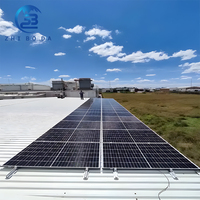 Structure solaire imperméable de support de toit de Zn-Mg-Al de système photovoltaïque léger de support conçue pour le toit plat ou lancé