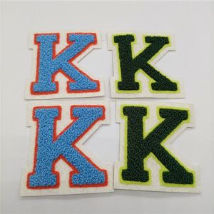 High Quality Wholesale Chenille <b>Letter</b> Patches <b>Stick</b> <b>on</b> Patch Logo Embroidery Iron <b>on</b> Chenille Patches <b>Letters</b> - Product Image 3