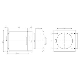 Porta di ingresso Easy-Line DN300 per tubo in PVC RAL9016 - Bianco - Product Image 6