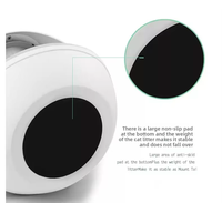 Meow Planet Bac à litière pour chat en polypropylène, entièrement clos, circulaires, grande taille, anti-odeur, anti-éclaboussures, anti-évasion de litière