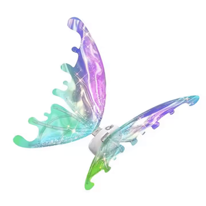 Haute luminosité PVC papillon LED stand-up lumière ouverte fermer décoration pièce maîtresse pour jardin extérieur éclairage <span class=keywords><strong>de</strong></span> vacances <span class=keywords><strong>de</strong></span> noël - Product Image 1