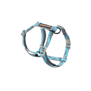 Imbracatura per cani Yommy regolabile 20-35 cm blu grigio con fibbia in metallo - Product Image 3