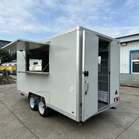 Camions de restauration, remorques alimentaires entièrement équipées, camions de snacks mobiles, camions à smoothies avec ventilation