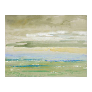 <span class=keywords><strong>Peinture</strong></span> murale décorative <span class=keywords><strong>Paysage</strong></span> Nordique Vert <span class=keywords><strong>Romantique</strong></span>, Art Abstrait Minimaliste pour Entrée, Tableau encadré en métal - Product Image 4
