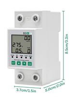 Compteur d'énergie intelligent WiFi monophasé numérique avec télécommande sans fil pour la consommation électrique