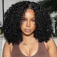 Lots de Cheveux Humains 100% Vierges pour Crochet, Qualité 15A, Cheveux Brésiliens Bruts à Nœuds Miraculeux, Vente en Gros de Cheveux Humains Bouclés pour Crochet pour Femmes