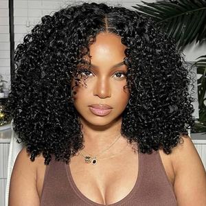 Fornecedor em Destaque Extensões de Cabelo Humano Brasileiro Virgem Cacheado Crochet com Volume Duplo Invisível - Product Image 3