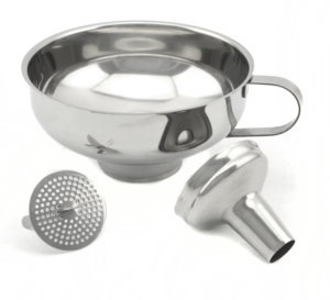 กรวยสแตนเลส 2 in 1 พร้อมตัวกรอง - Product Image 1