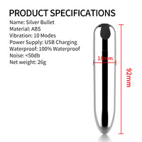 Mini G-Punkt Bullet Vibrator Nippel Klitoris Stimulator Präzision Klitoris Vibrator USB Aufladen 10 Vibrationen Sexspielzeug für Erwachsene