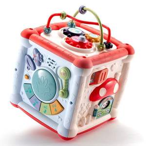 Vente en gros Montessori Classic Cubes d'activités Jouets éducatifs occupés pour enfants, y compris Juguetes Para Baby Learning Cube - Product Image 5