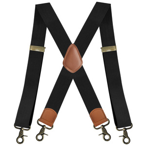 สายรัดแบบเกี่ยวยืดได้สำหรับผู้ชายปรับได้ <span class=keywords><strong>x</strong></span> รูปร่างกว้าง3.5ซม. กว้าง4คลิป - Product Image 1