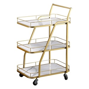 Carrito de Servicio para Restaurantes, para Pasteles, Té, Aperitivos y Bebidas, Carrito para Tiendas 4S, Bares KTV - Product Image 3