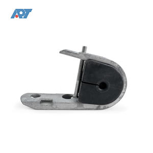 Abrazadera de Suspensión Tipo J Modelo APT-MJ01/02 para Cable FTTH ADSS/ASU, Compatible con GPRS, Resistente a la Corrosión UV, Material de Acero+PE, 5-15 mm - Product Image 1