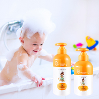 Label privé naturel sans larmes bébé nourrisson enfants corps bain propre bébé 2 en 1 vegan bébé shampooing corps lavage gel douche