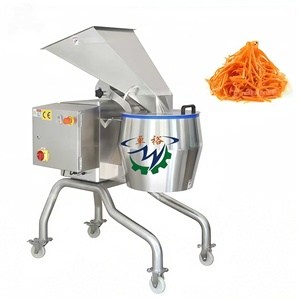 Grande capacità automatica Mozzarella trinciatrice taglio cetrioli fetta di carota di patate tagliuzzata fettina sottile - Product Image 2