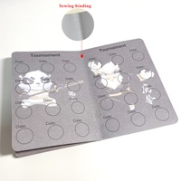 Impression de livrets de certificats pour chiens et chats avec logo personnalisé en feuille d'or, passeport pour animaux de compagnie