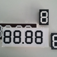 Panneau d'affichage numérique combiné réglable AUTODISP RS75-WB-t à points basculants, protection IP65, utilisation extérieure, ASA/ABS